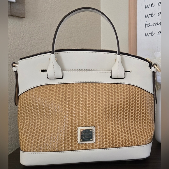 DOONEY AND BOURKE Beacon Woven Domed Satchel NWOT - Picture 1 of 10